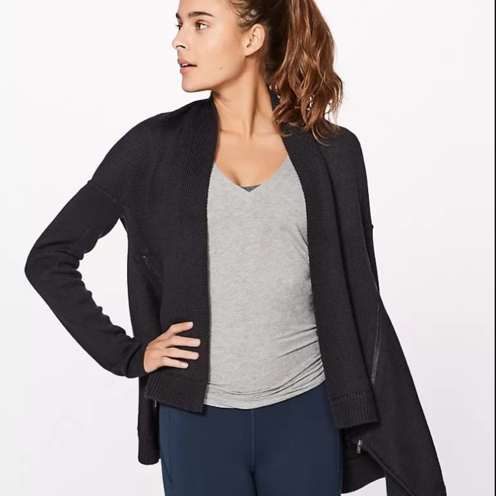 Lululemon Wrap It Up Sweater Sz 6